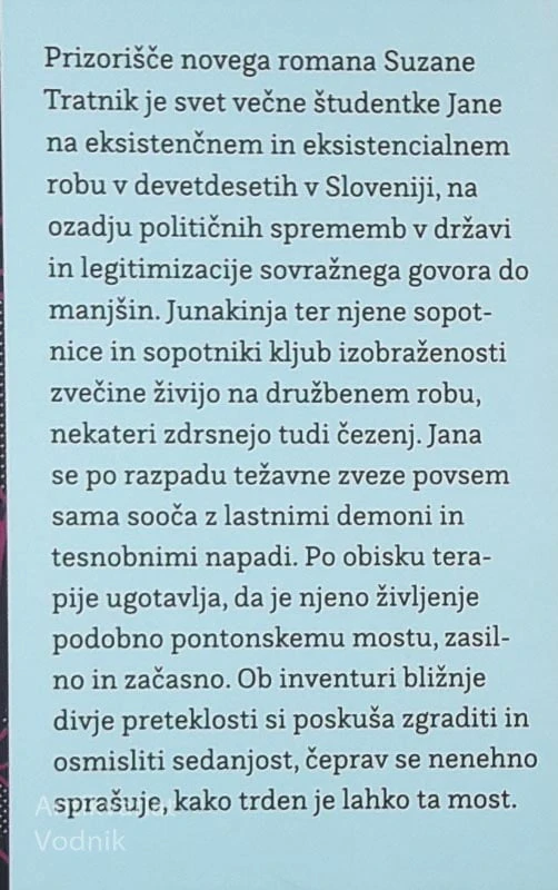 PONTONSKI MOST, Suzana Tratnik