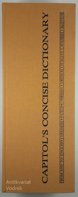 slovar osmih jezikov: CAPITOL’S CONCISE DICTIONARY