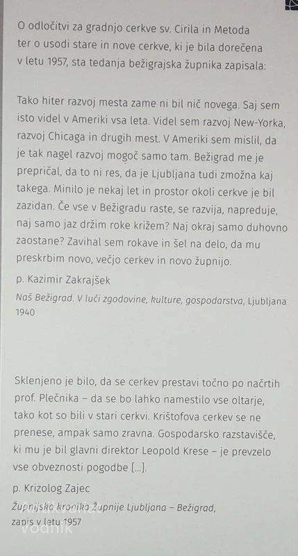 PLEČNIKOVA CERKEV ZA BEŽIGRADOM, Franci Lazarini