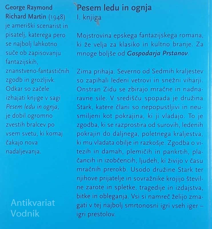 IGRA PRESTOLOV, George R. R. Martin