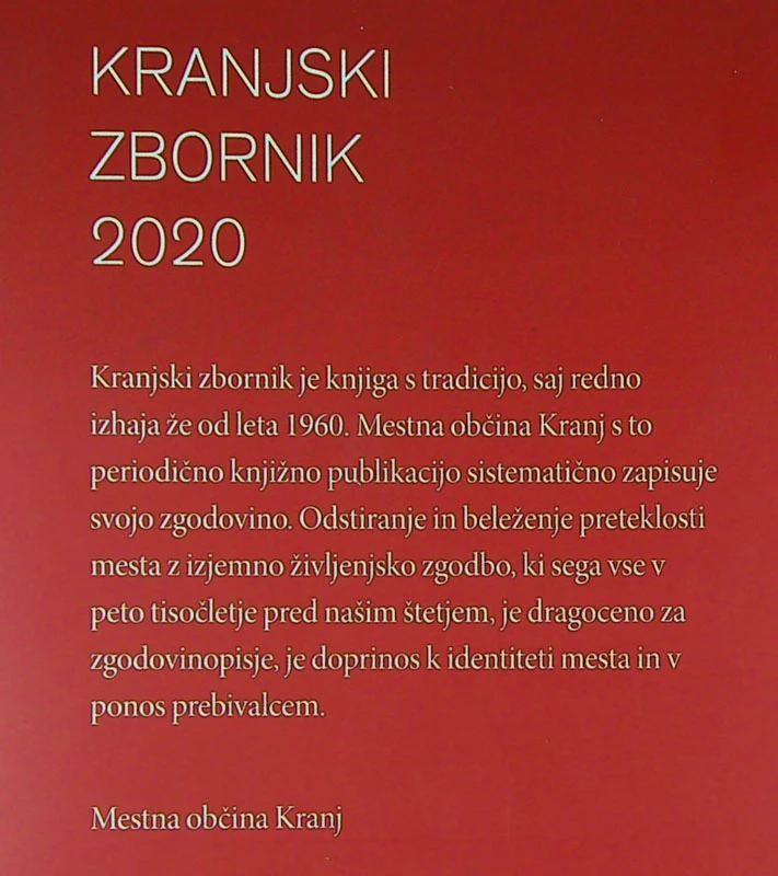 KRANJSKI ZBORNIK 2020
