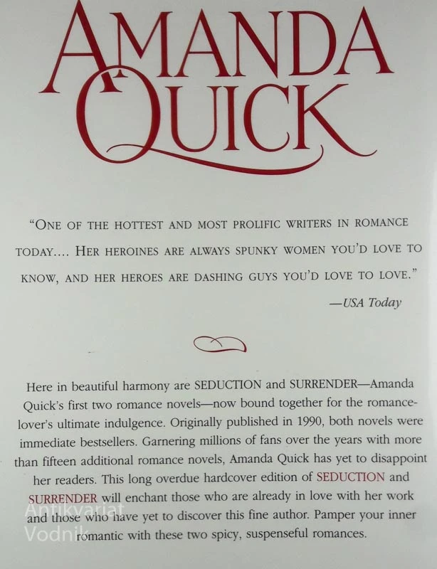 SEDUCTION / SURRENDER (two novels in one volume), Amanda Quick