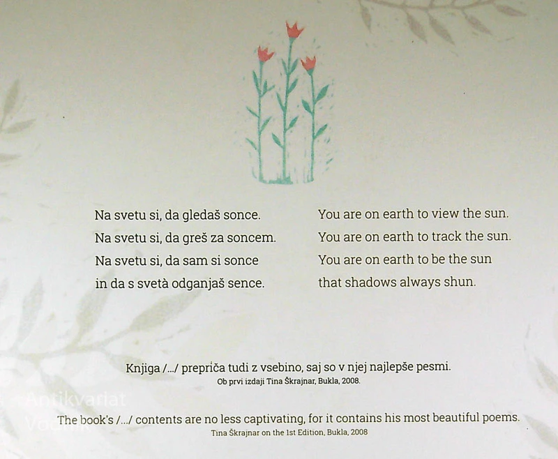 PESMI IN LETA / POEMS AND YEARS, Tone Pavček (ilustrirala Marta Bartolj)