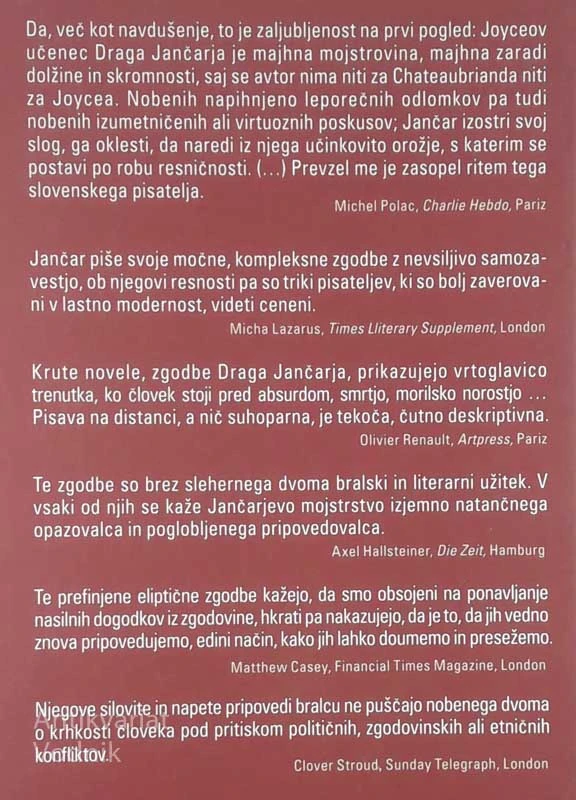 JOYCEOV UČENEC, Drago Jančar