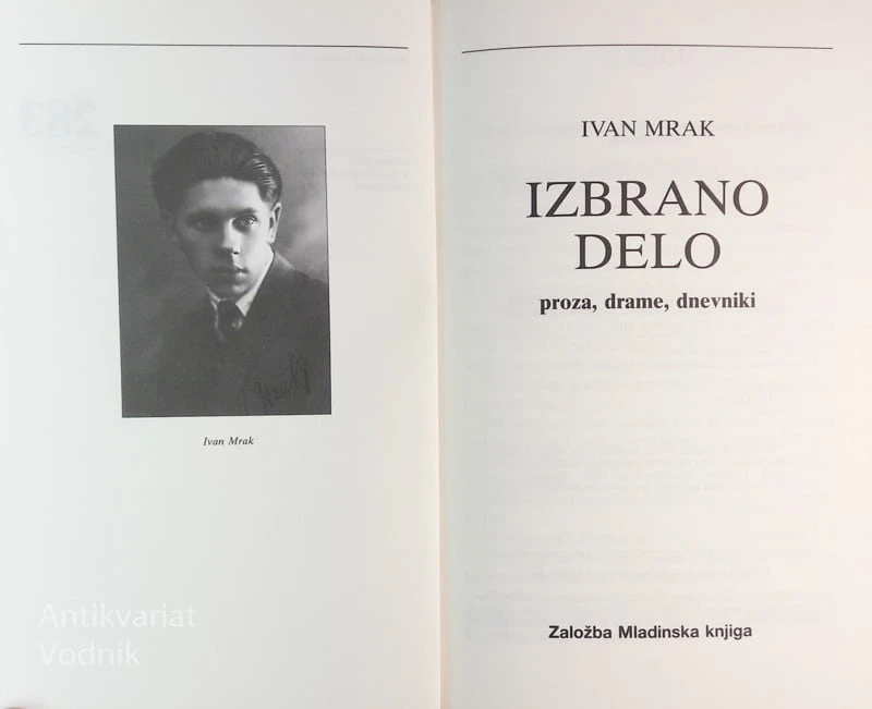 IZBRANO DELO, Ivan Mrak, Kondor št. 283