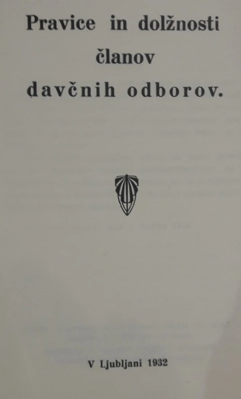 PRAVICE IN DOLŽNOSTI ČLANOV DAVČNIH ODBOROV