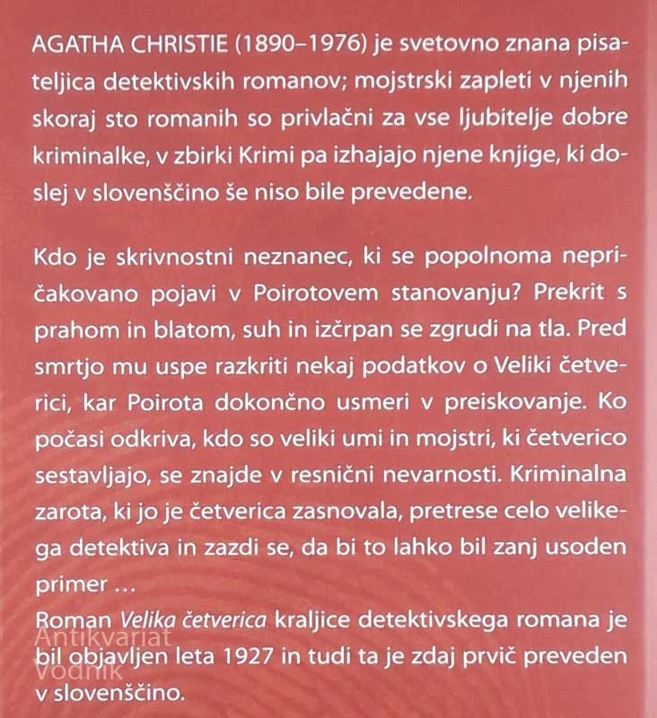 VELIKA ČETVERICA, Agatha Christie