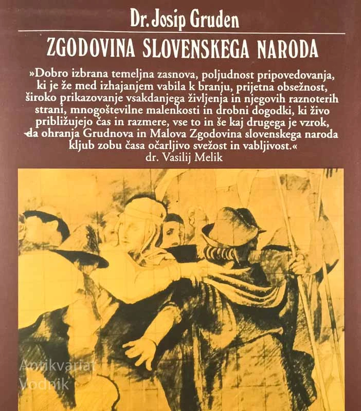 ZGODOVINA SLOVENSKEGA NARODA, Josip Gruden