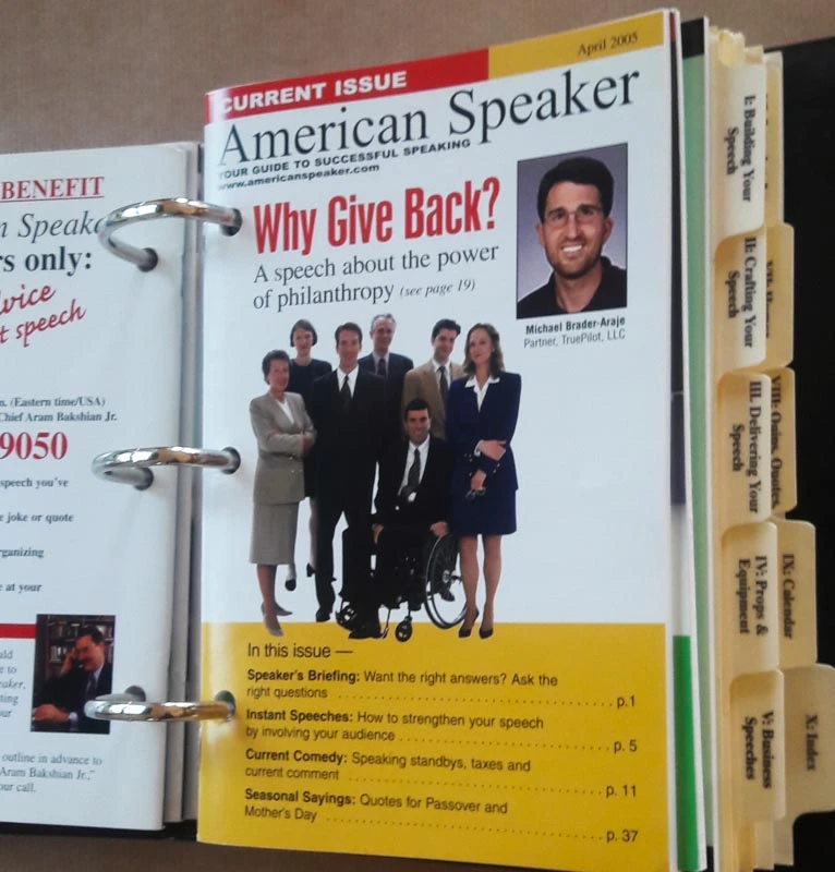 AMERICAN SPEAKER, Your Guide to Successful Speaking