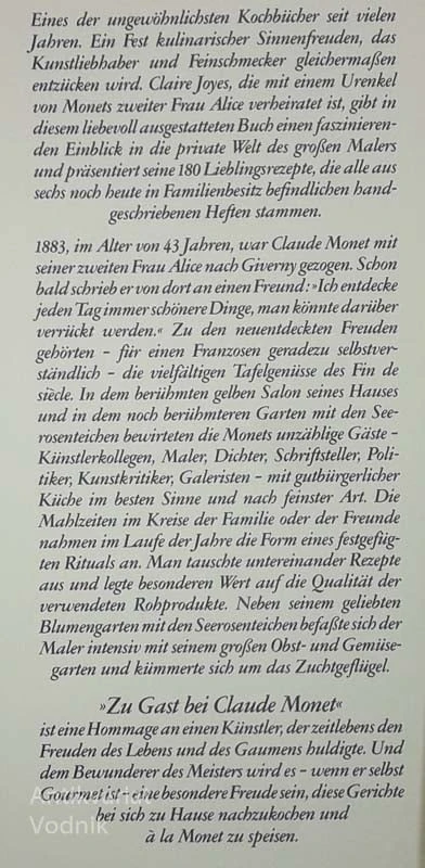 ZU GAST BEI CLAUDE MONET, Claire Joyes