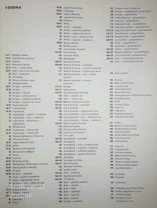 VELIKI ATLAS SVETA