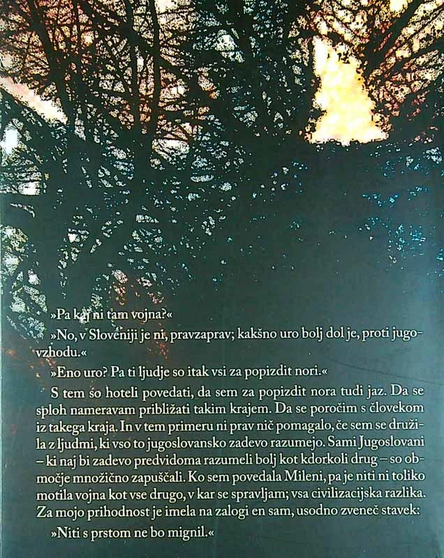 PREPOVEDANI KRUH; SPOMINI, Erica Johnson Debeljak