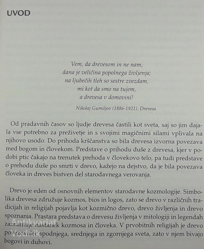 DREVESA: MITI LEGENDE, ZDRAVILNOST, Maria Ana Kolman