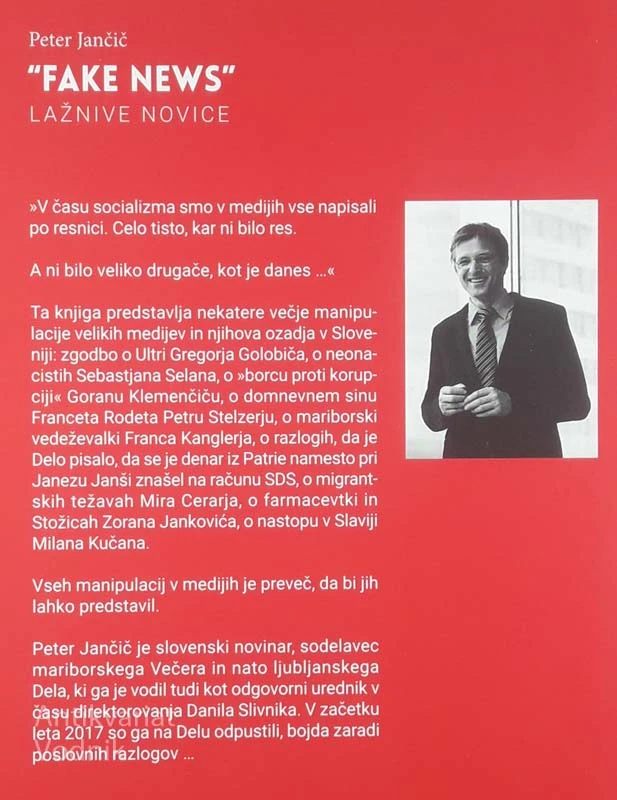 “FAKE NEWS”, LAŽNE NOVICE, Peter Jančič