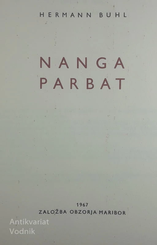NANGA PARBAT, Hermann Buhl