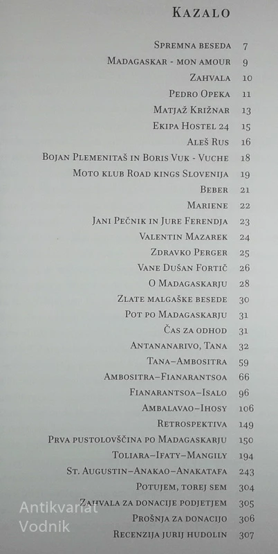 MADAGASKAR; NY FITIAVAKO; POTOPIS, Janko Bizjan