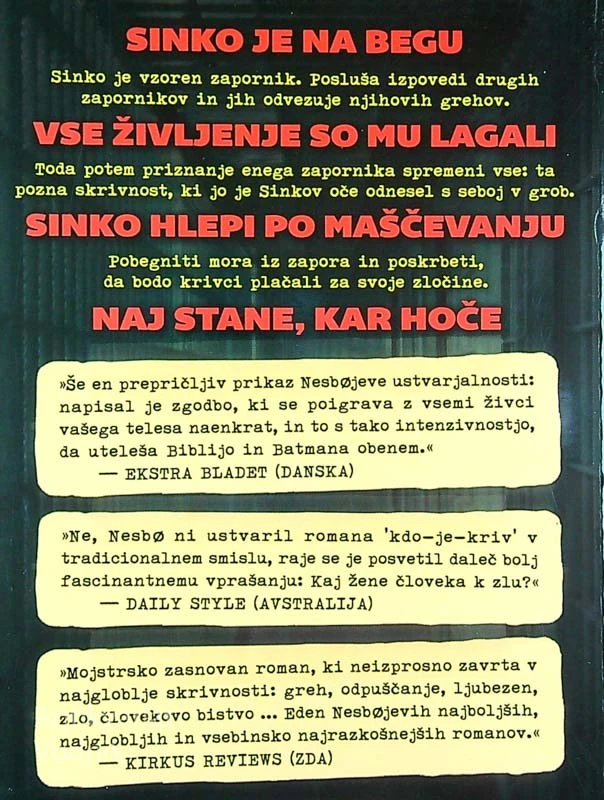 SIN, Jo Nesbo