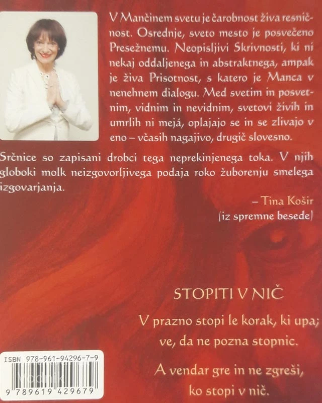 IZ TREBUHA IN NEBA, Manca Košir, 70 srčnic