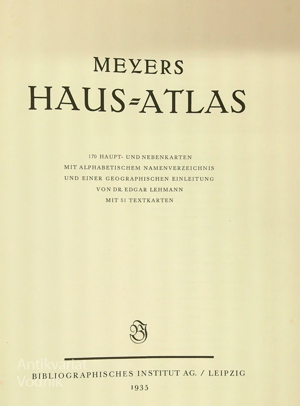 MEYERS HAUS-ATLAS