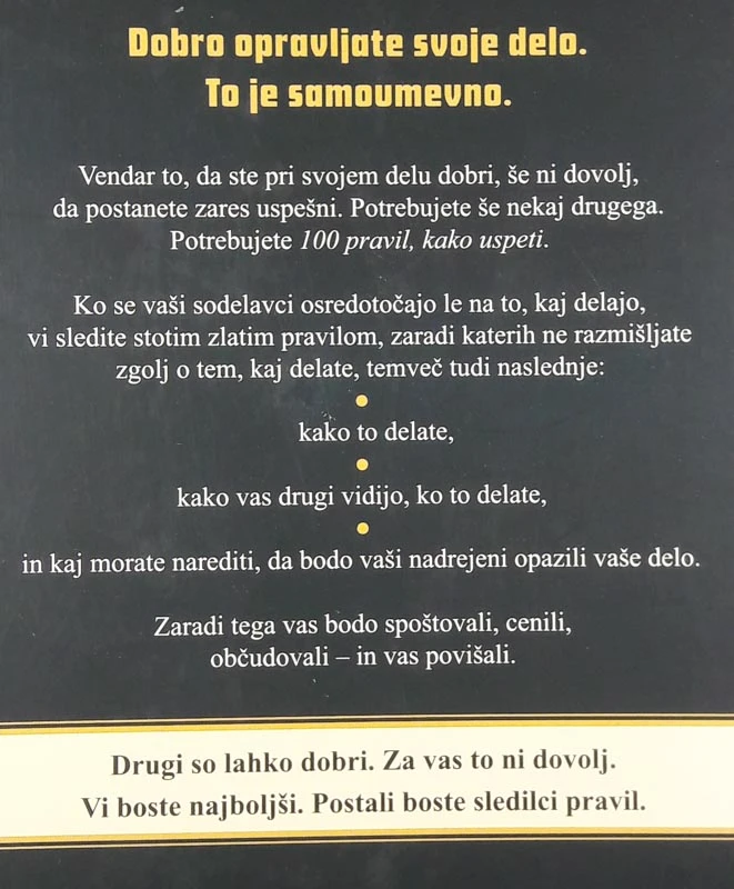 100 PRAVIL, KAKO USPETI, Richard Templar
