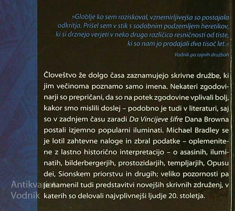 VODNIK PO TAJNIH DRUŽBAH, Michael Bradley
