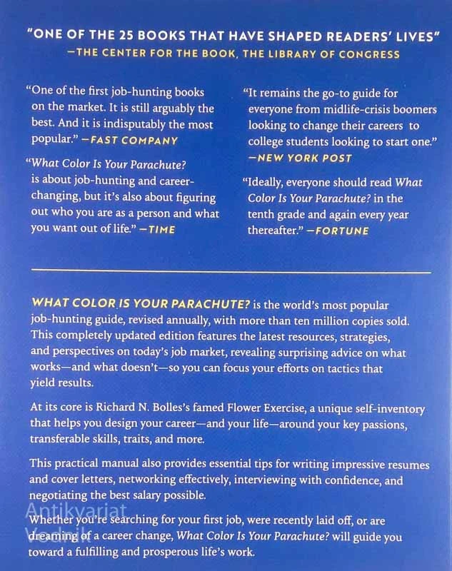 WHAT COLOR IS YOUR PARACHUTE?, Richard N. Bolles