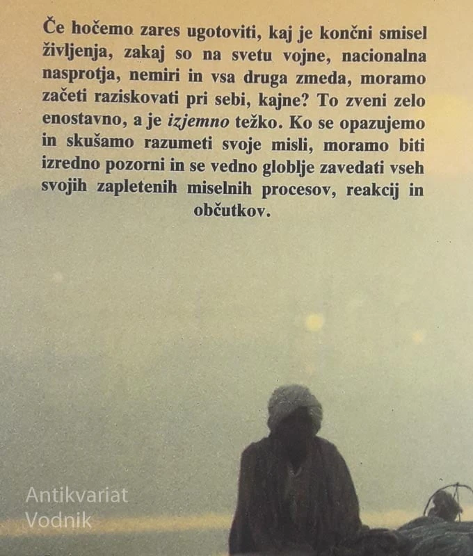 PROBLEMI ŽIVLJENJA, Jiddu Krišnamurti