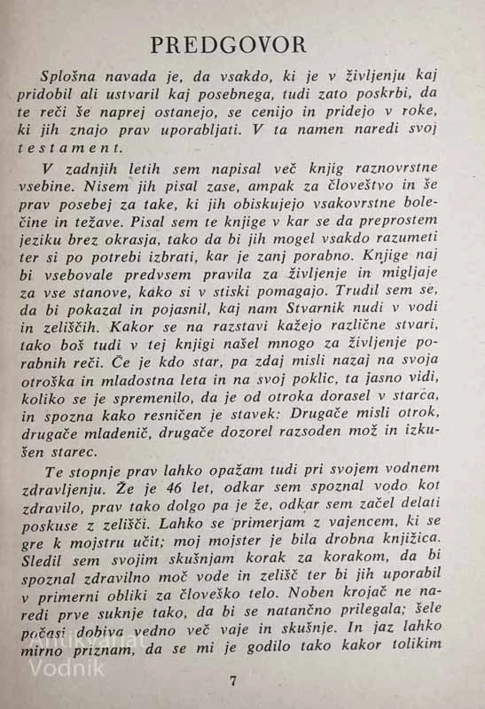 MOJ TESTAMENT ZA ZDRAVJE IN BOLEZNI, S. Kneipp