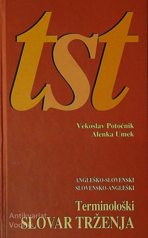 TERMINOLOŠKI SLOVAR TRŽENJA, več avtorjev
