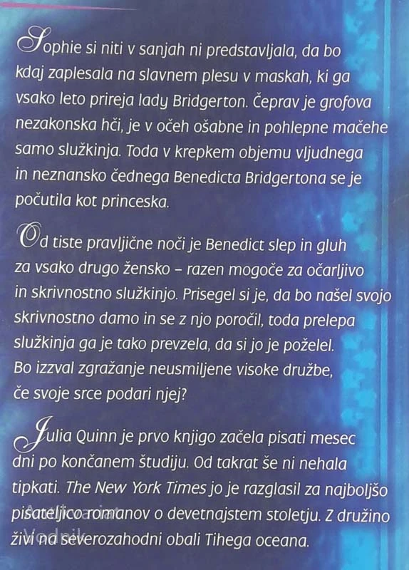 KAVALIRJEVA PONUDBA, POŽELJIVEC… Julia Quinn, 1-8 DELOV