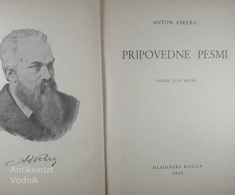PRIPOVEDNE PESMI, Anton Aškerc