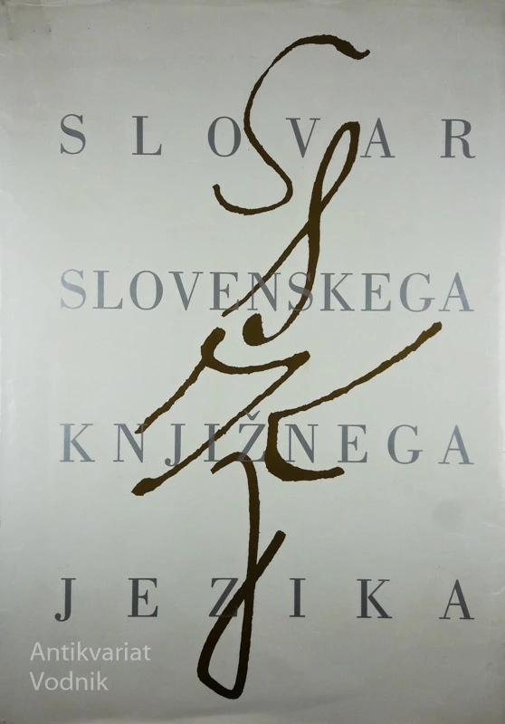 SLOVAR SLOVAR KNJIŽNEGA JEZIKA