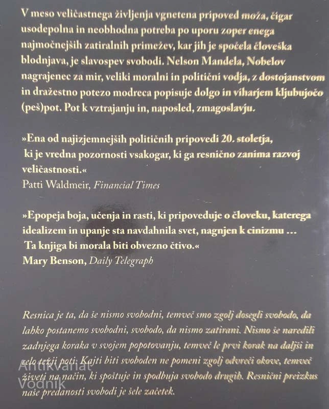 NELSON MANDELA: DOLGA POT DO SVOBODE