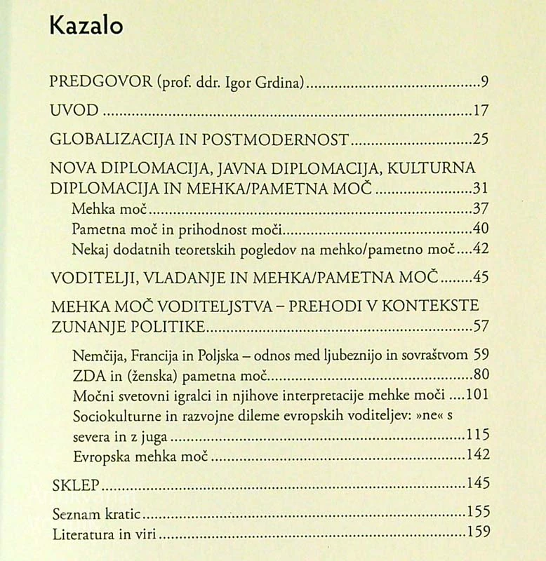 MEHKA MOČ IN DIPLOMACIJA, Anja Fabiani