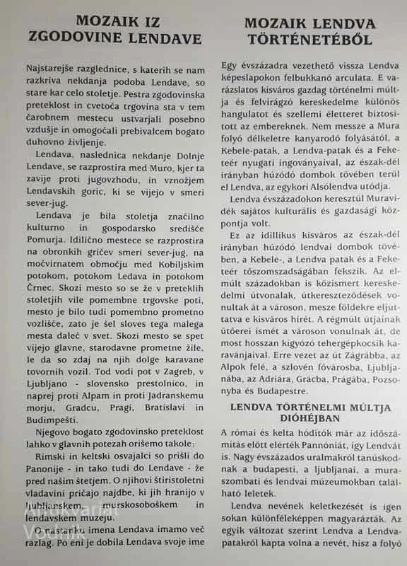 POZDRAV IZ DOLINE LENDAVE, Štefan Galič