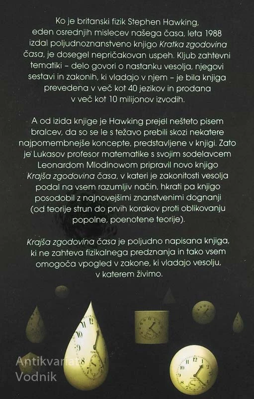KRAJŠA ZGODOVINA ČASA, Stephen Hawking in Leonard Mlodinow