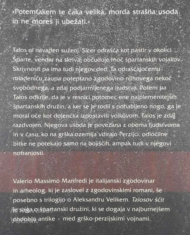 TALOSOV ŠČIT, Valerio Massimo Manfredi