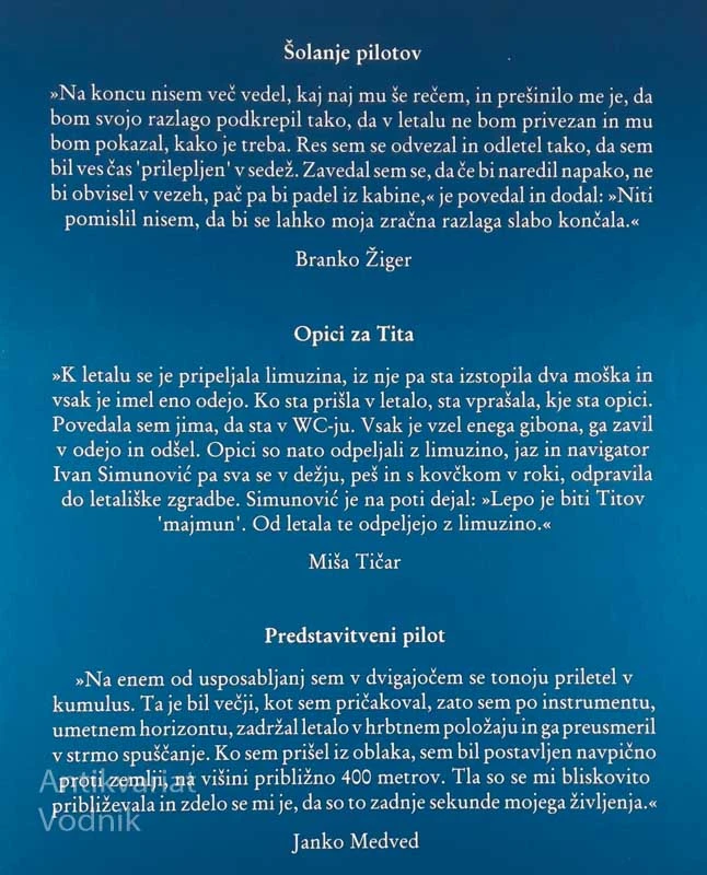 ZALJUBLJENI V LETENJE; ZGODBE SLOVENSKIH LETALCEV, Borut Podgoršek in Marko Malec