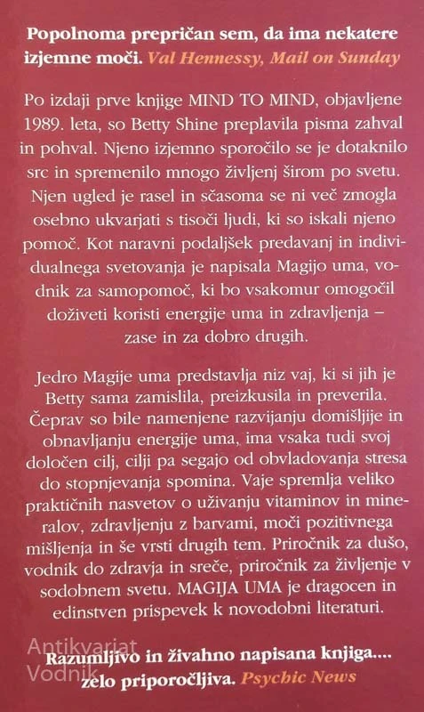 MAGIJA UMA: KLJUČ DO VESOLJA, Betty Shine