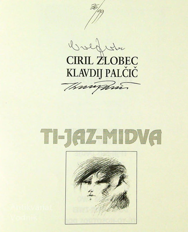 TI-JAZ-MIDVA; PESMI, Ciril Zlobec