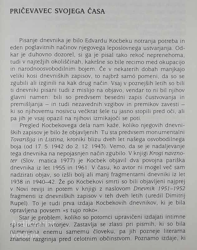 DNEVNIK 1945 – 1950 (7 KNJIG), Edvard Kocbek