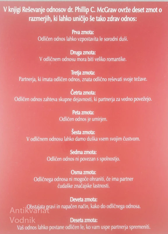 REŠEVANJE ODNOSOV, Phillip C. McGraw
