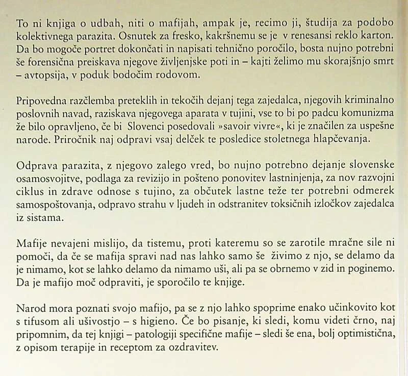 UDBOMAFIJA; PRIROČNIK ZA RAZUMEVANJE TRANZICIJE, Edo Ravnikar