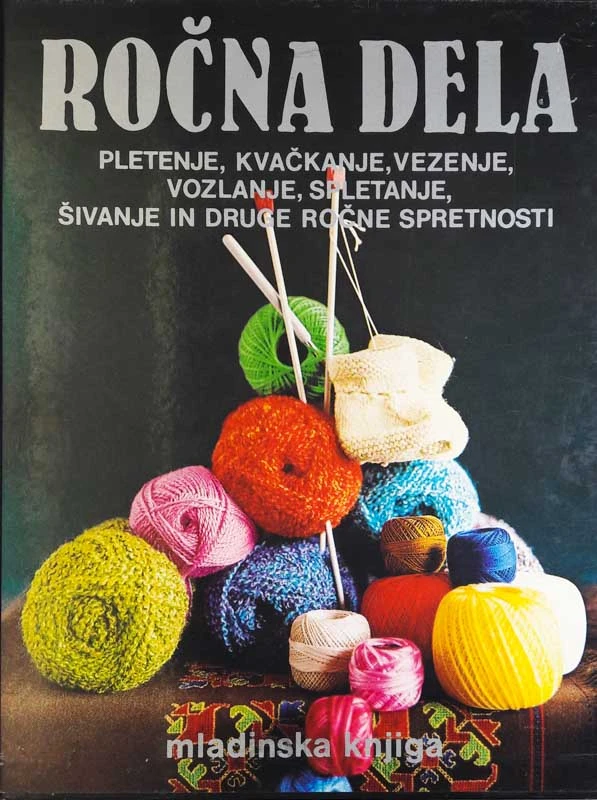 ROČNA DELA, dvojni komplet: velika knjiga + vzorčne pole + krojne pole