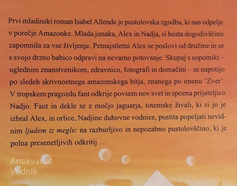 MESTO ZVERI, Isabel Allende