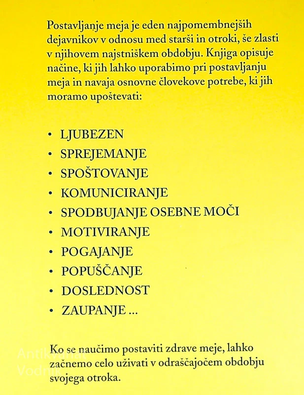 KAKO OTROKU POSTAVITI MEJE IN SKRBETI TUDI ZASE!, Dr. Jane Bluestein