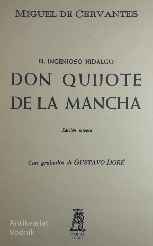 DON QUIJOTE DE LA MANCHA, Miguel De Cervantes