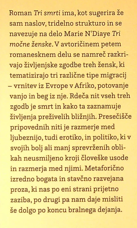 TRI SMRTI, Gabriela Babnik