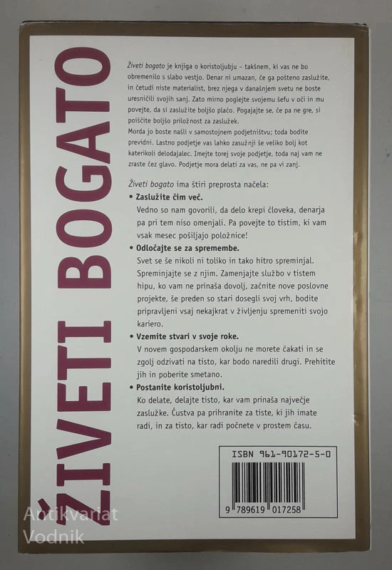 ŽIVETI BOGATO, Stephen M. Pollan in Mark Levine