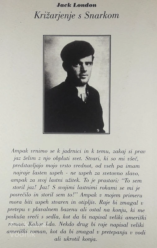 KRIŽARJENJE S SNARKOM, Jack London